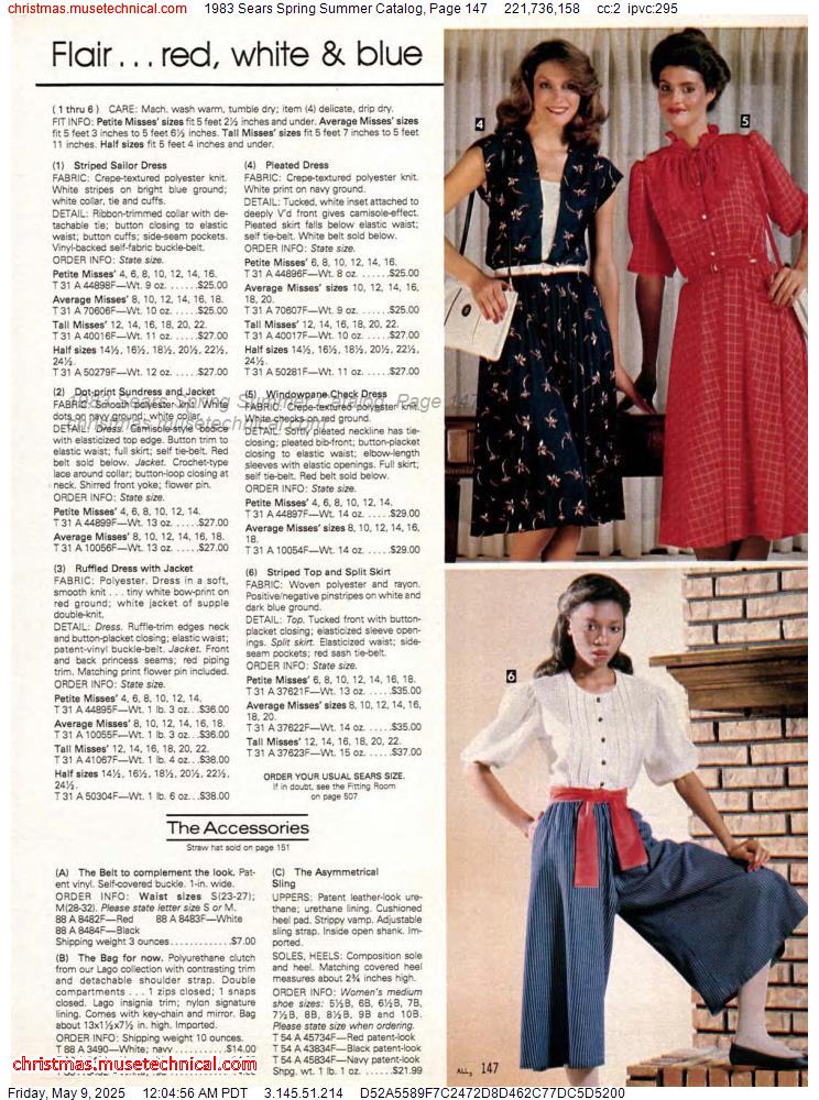1983 Sears Spring Summer Catalog, Page 147