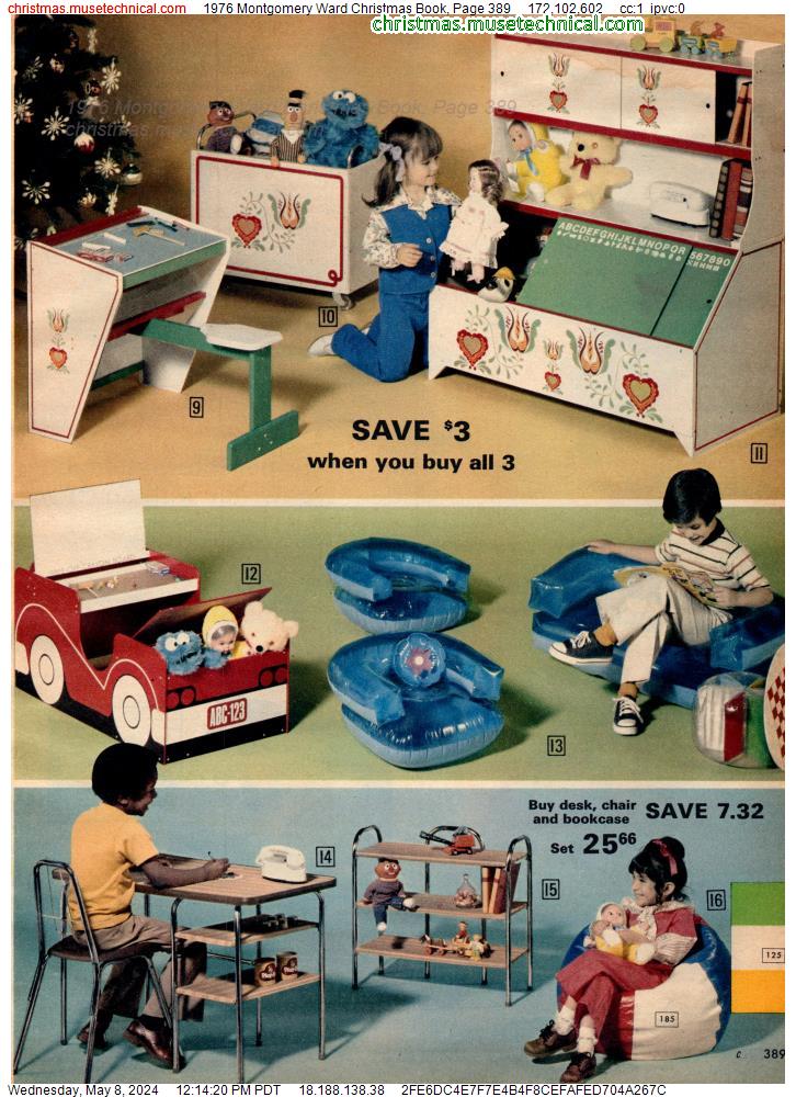 1976 Montgomery Ward Christmas Book, Page 389