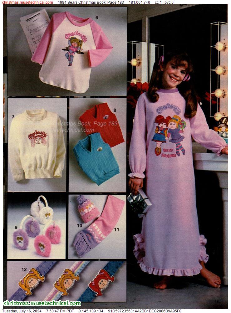 1984 Sears Christmas Book, Page 183