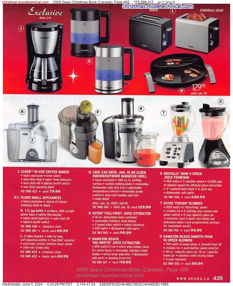 2009 Sears Christmas Book (Canada), Page 465