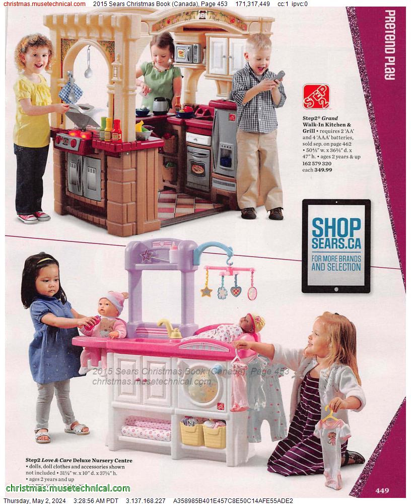 2015 Sears Christmas Book (Canada), Page 453