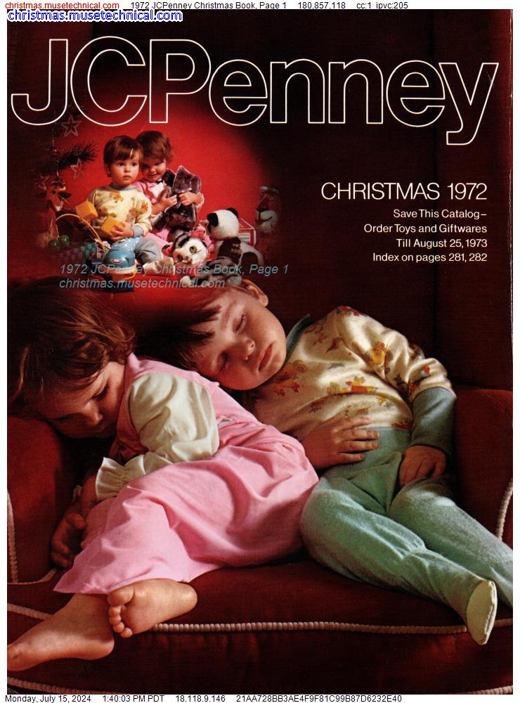 1972 JCPenney Christmas Book, Page 1