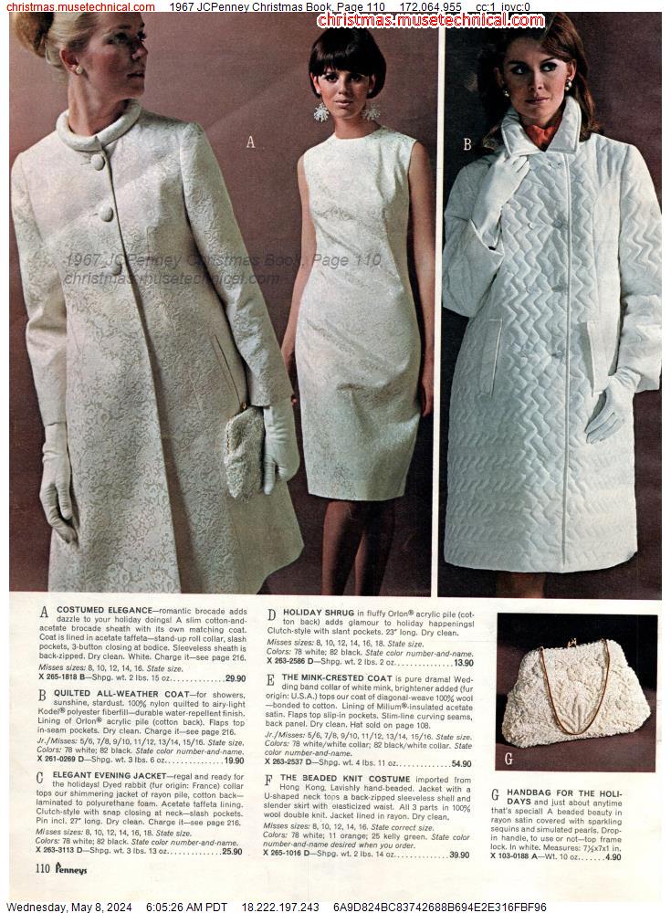 1967 JCPenney Christmas Book, Page 110