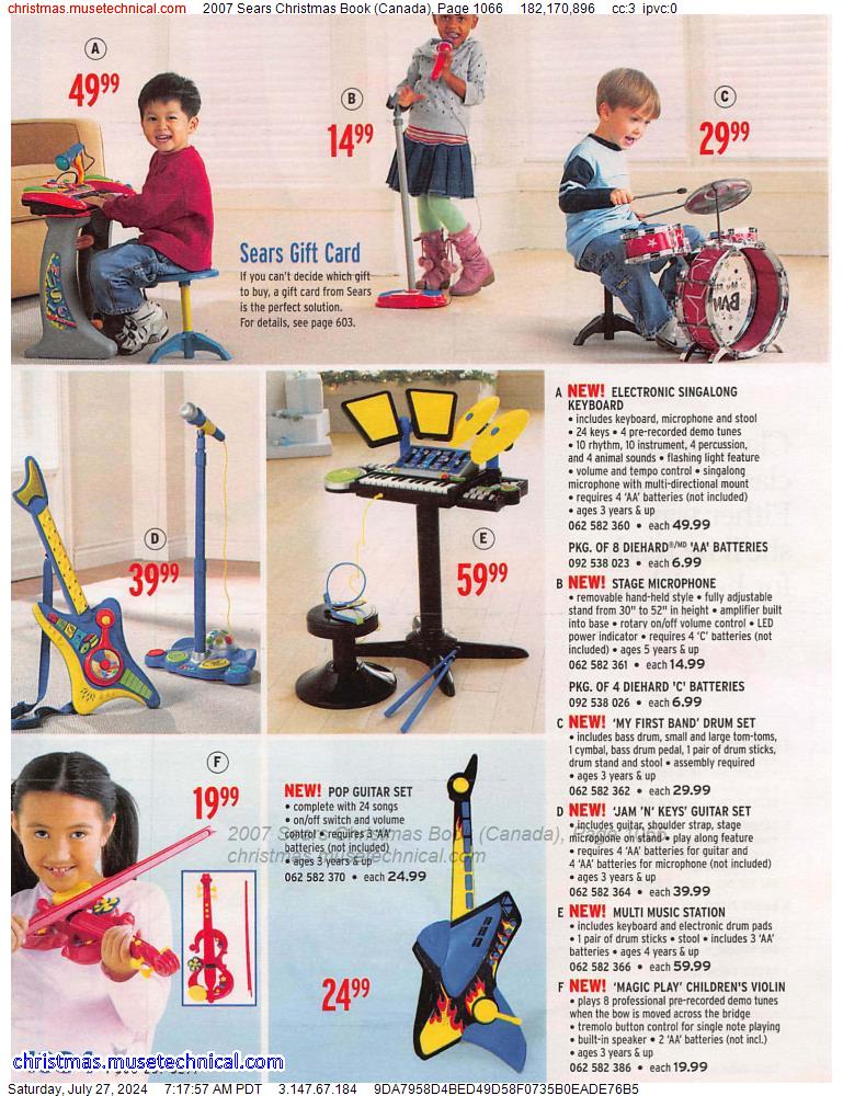 2007 Sears Christmas Book (Canada), Page 1066