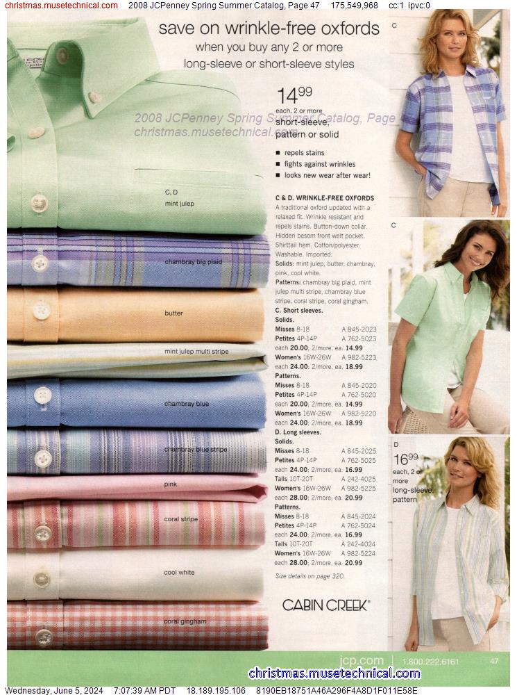 2008 JCPenney Spring Summer Catalog, Page 47