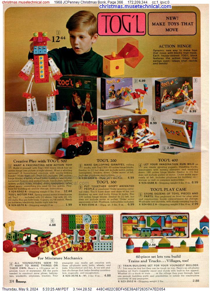 1968 JCPenney Christmas Book, Page 366