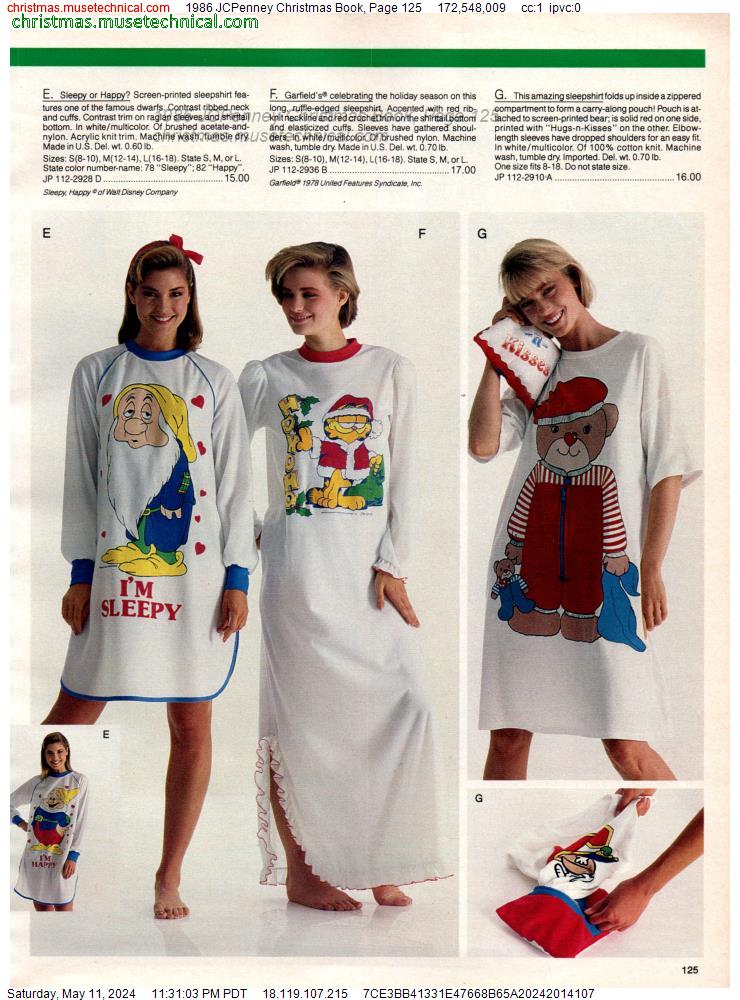 1986 JCPenney Christmas Book, Page 125