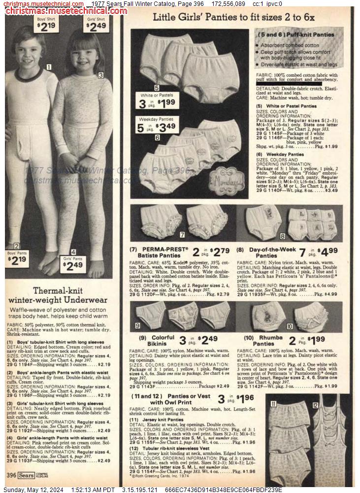 1977 Sears Fall Winter Catalog, Page 396
