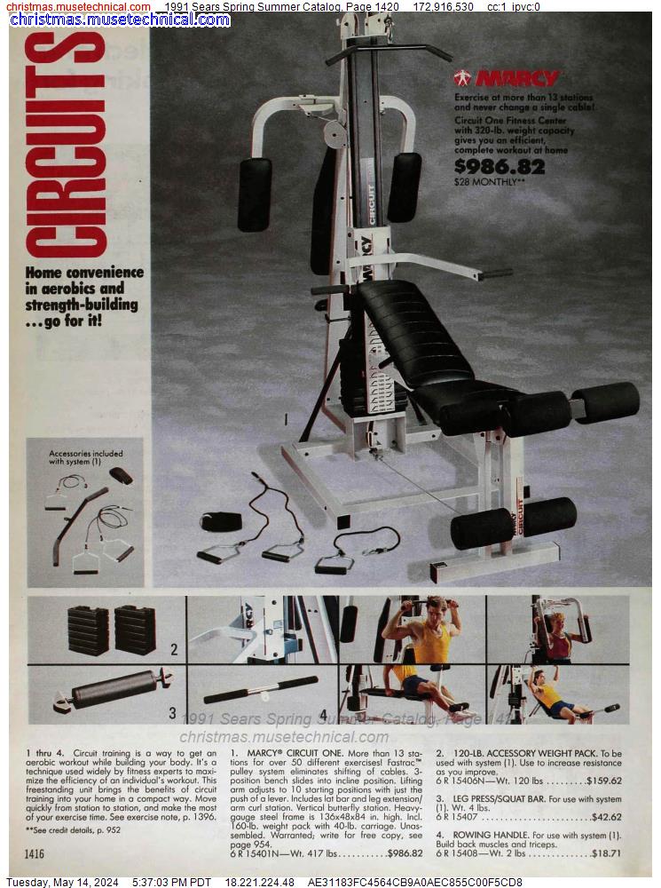 1991 Sears Spring Summer Catalog, Page 1420