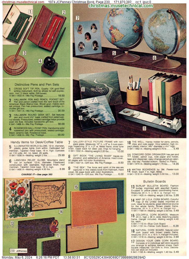 1974 JCPenney Christmas Book, Page 230