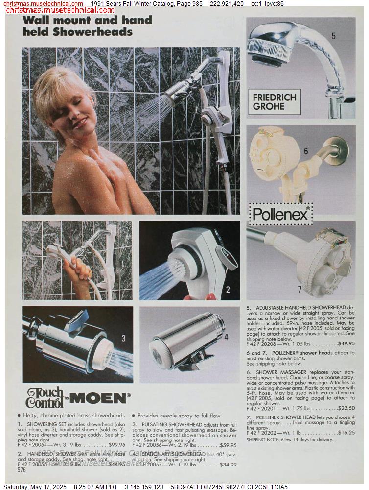 1991 Sears Fall Winter Catalog, Page 985