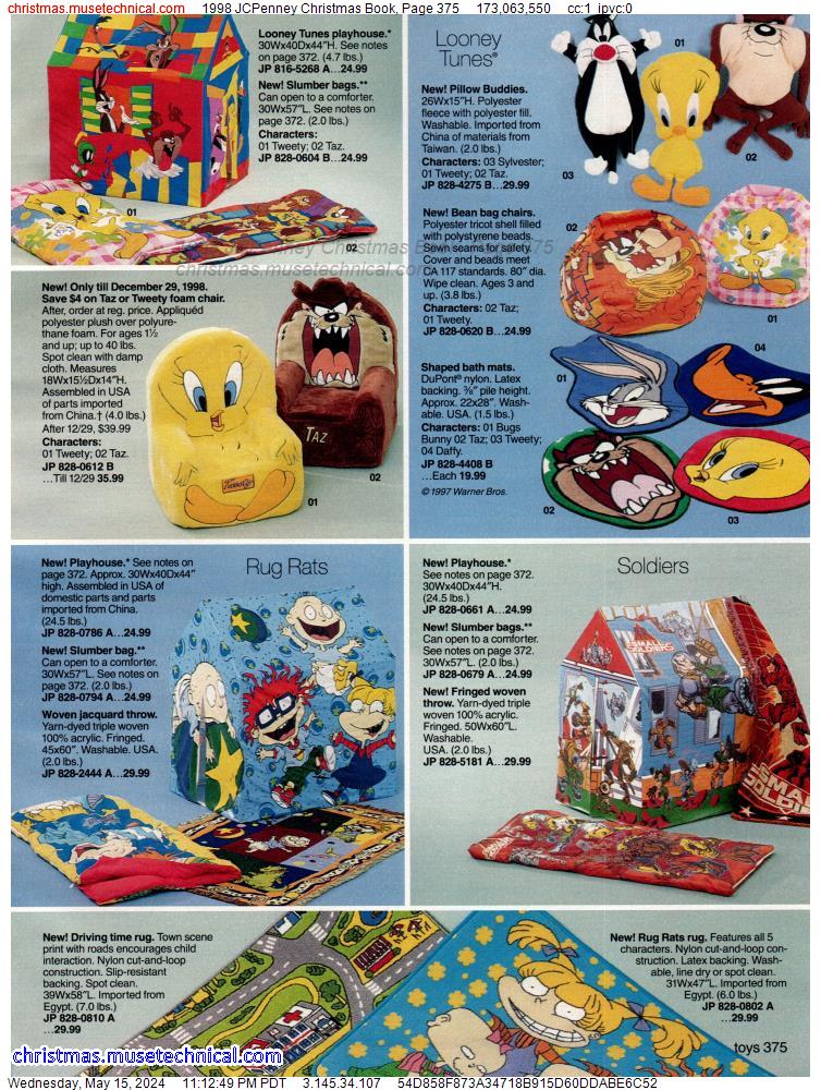 1998 JCPenney Christmas Book, Page 375