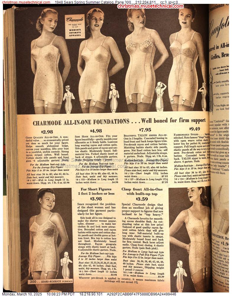 1948 Sears Spring Summer Catalog, Page 300