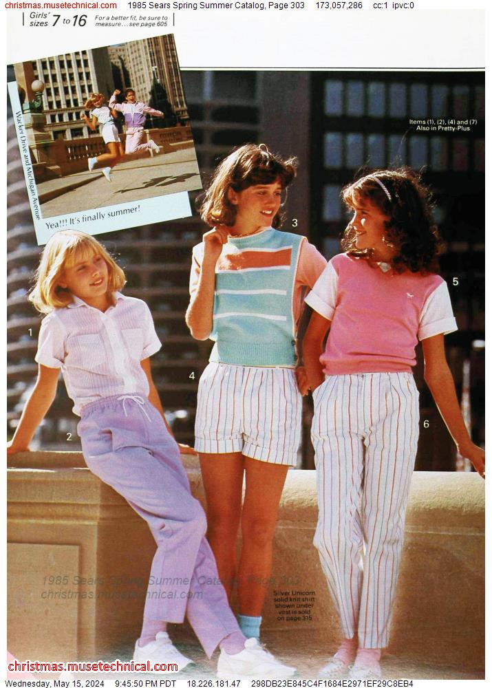 1985 Sears Spring Summer Catalog, Page 303