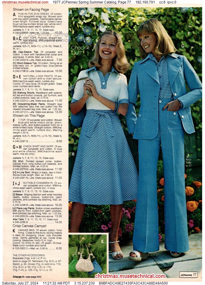 1977 JCPenney Spring Summer Catalog, Page 77