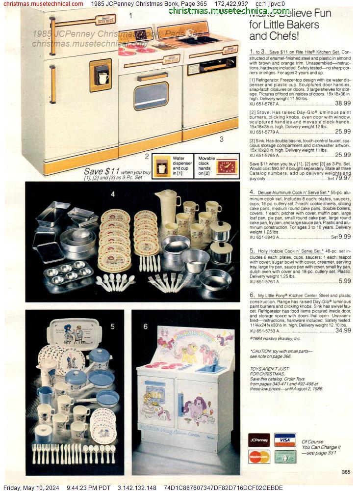 1985 JCPenney Christmas Book, Page 365