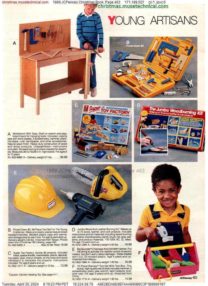 1989 JCPenney Christmas Book, Page 463