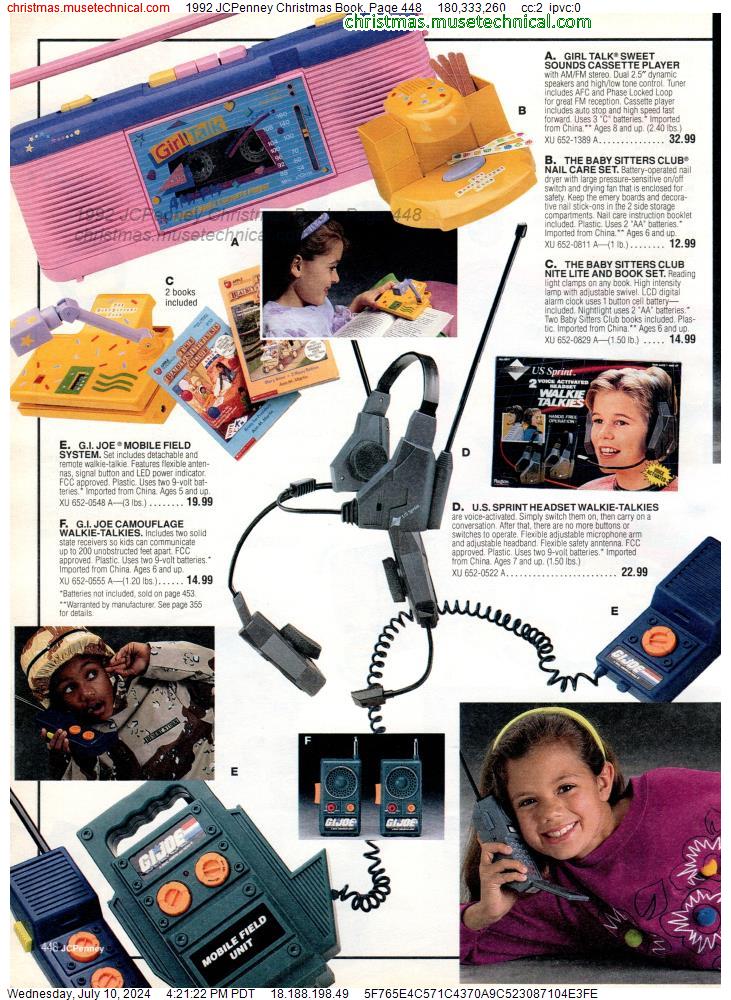 1992 JCPenney Christmas Book, Page 448