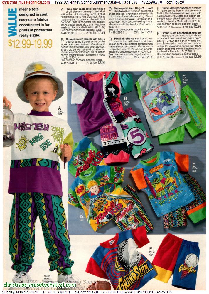1992 JCPenney Spring Summer Catalog, Page 538