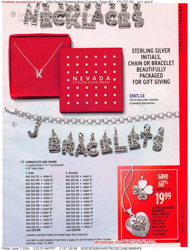 2004 Sears Christmas Book (Canada), Page 161
