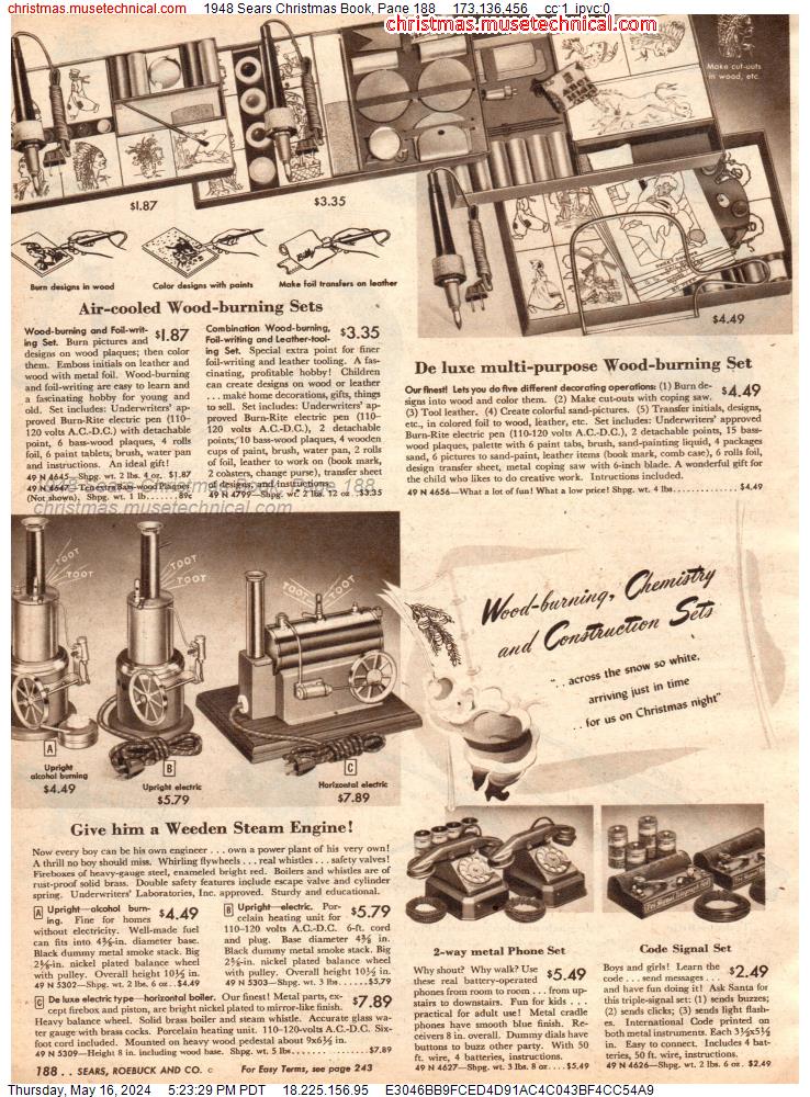 1948 Sears Christmas Book, Page 188