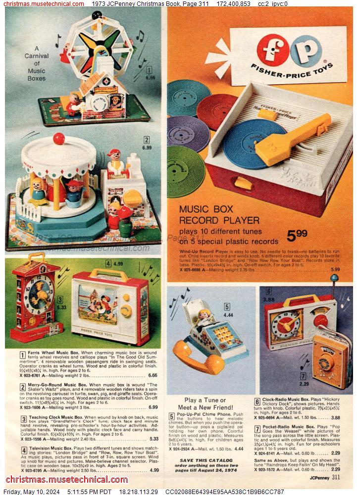1973 JCPenney Christmas Book, Page 311