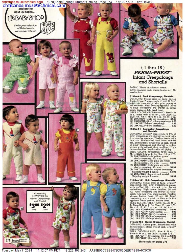 1978 Sears Spring Summer Catalog, Page 374