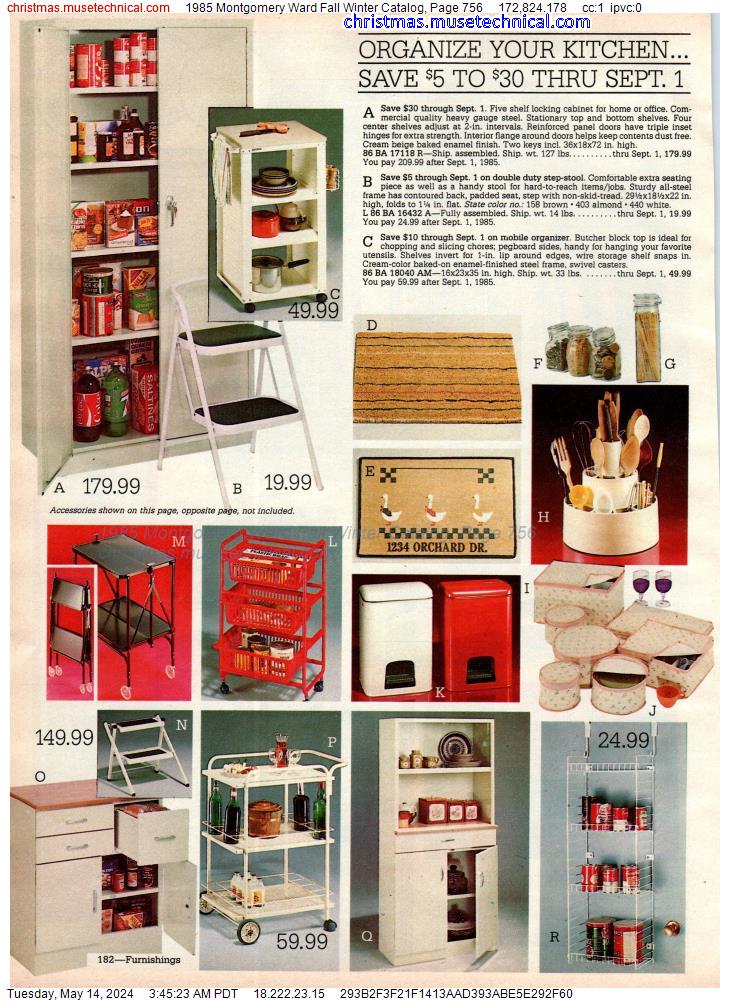 1985 Montgomery Ward Fall Winter Catalog, Page 756