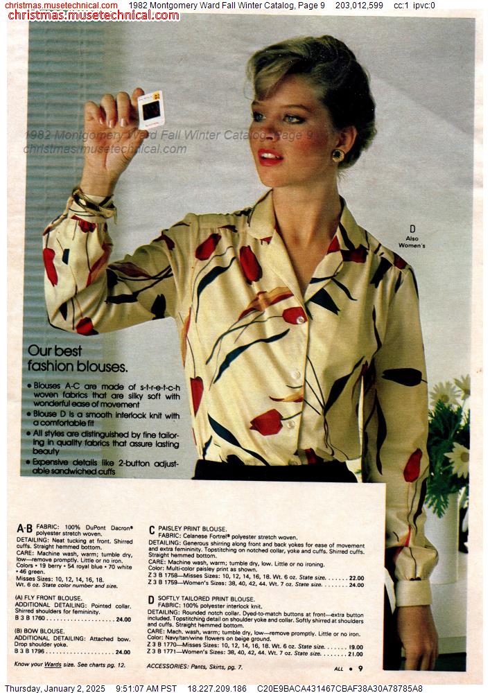 1982 Montgomery Ward Fall Winter Catalog, Page 9