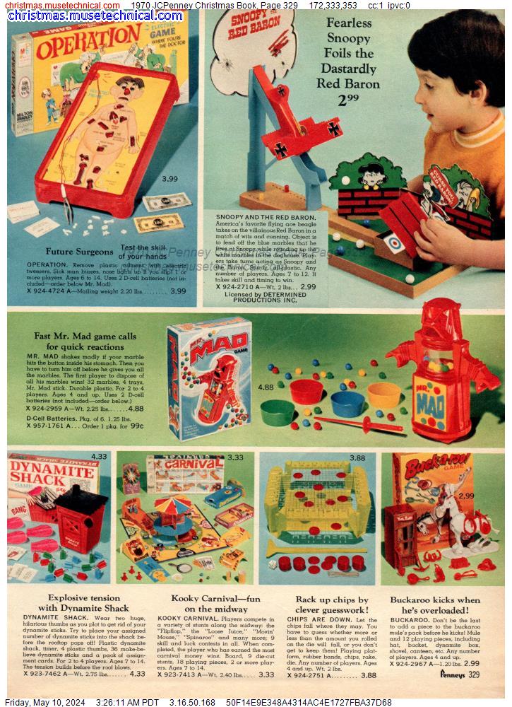 1970 JCPenney Christmas Book, Page 329