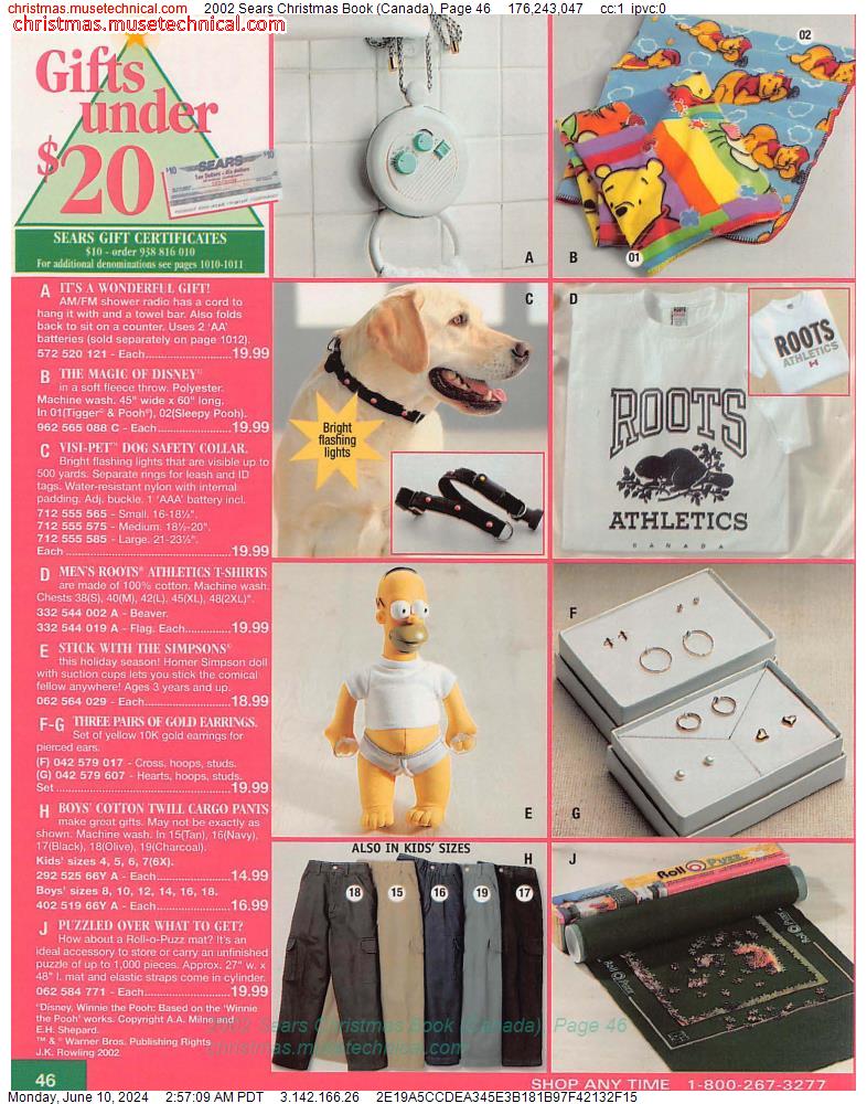 2002 Sears Christmas Book (Canada), Page 46