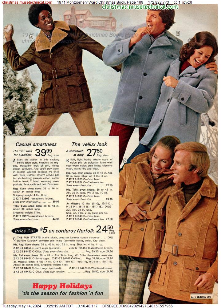 1971 Montgomery Ward Christmas Book, Page 109