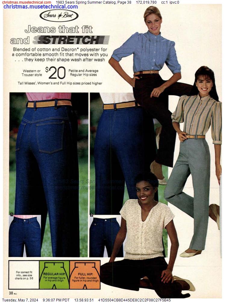 1983 Sears Spring Summer Catalog, Page 38