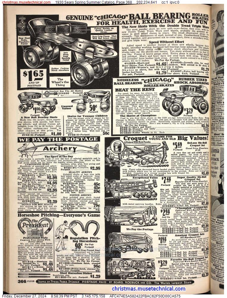 1930 Sears Spring Summer Catalog, Page 368