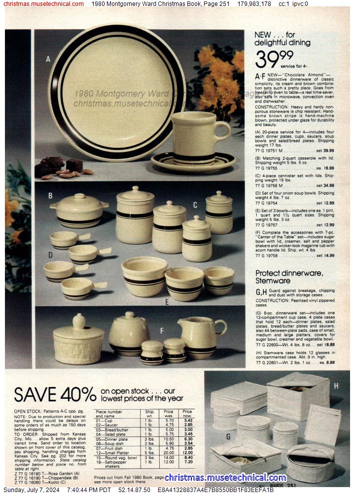 1980 Montgomery Ward Christmas Book, Page 251