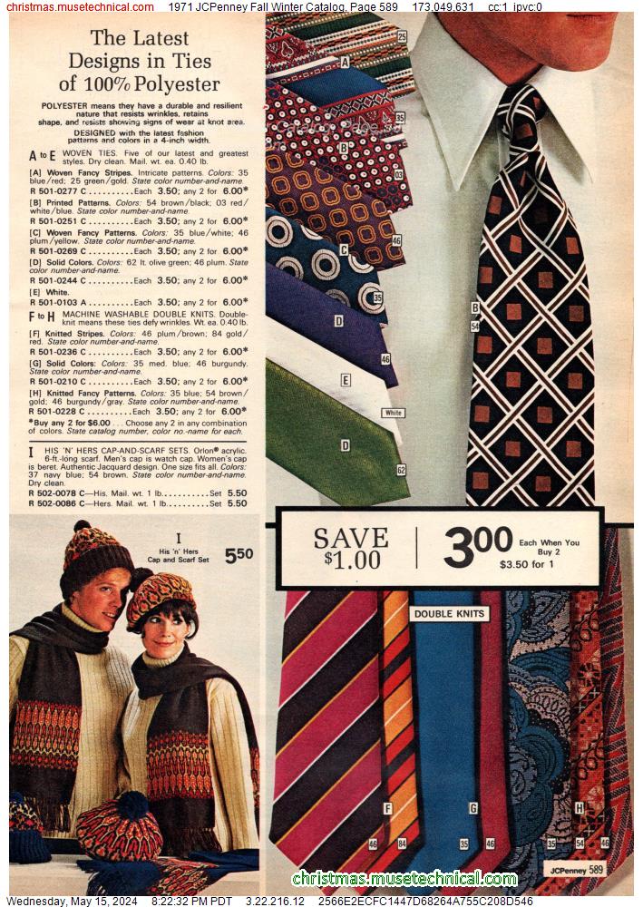 1971 JCPenney Fall Winter Catalog, Page 589
