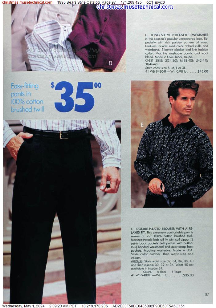 1990 Sears Style Catalog, Page 97