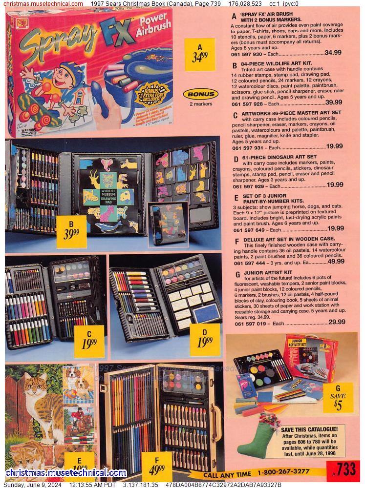 1997 Sears Christmas Book (Canada), Page 739