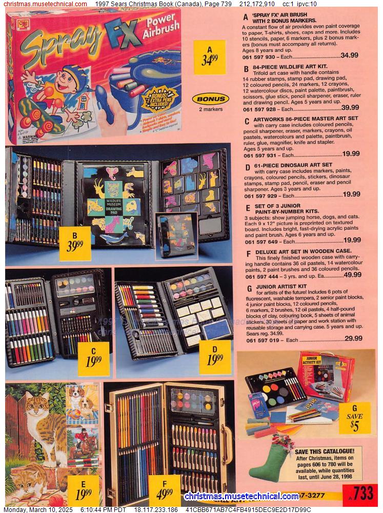 1997 Sears Christmas Book (Canada), Page 739