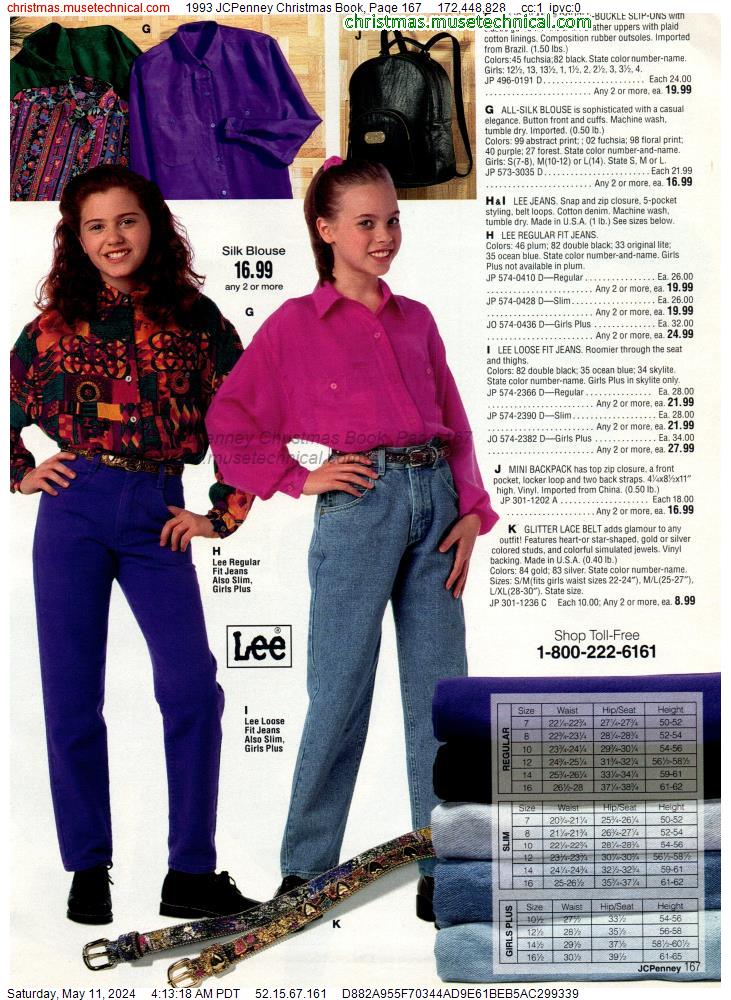 1993 JCPenney Christmas Book, Page 167