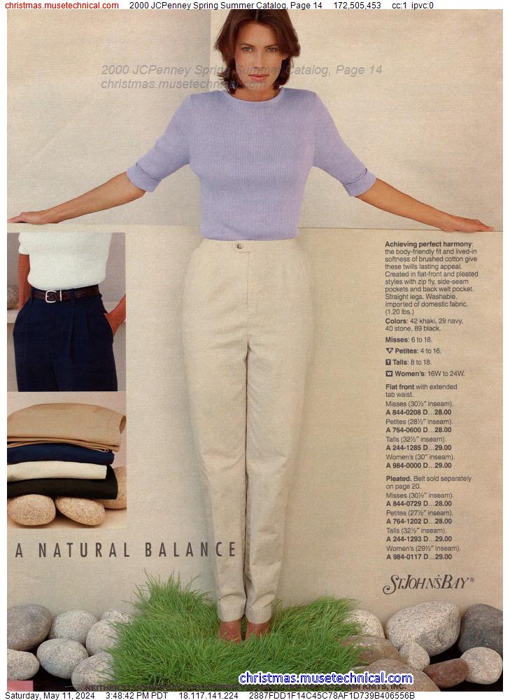 2000 JCPenney Spring Summer Catalog, Page 14