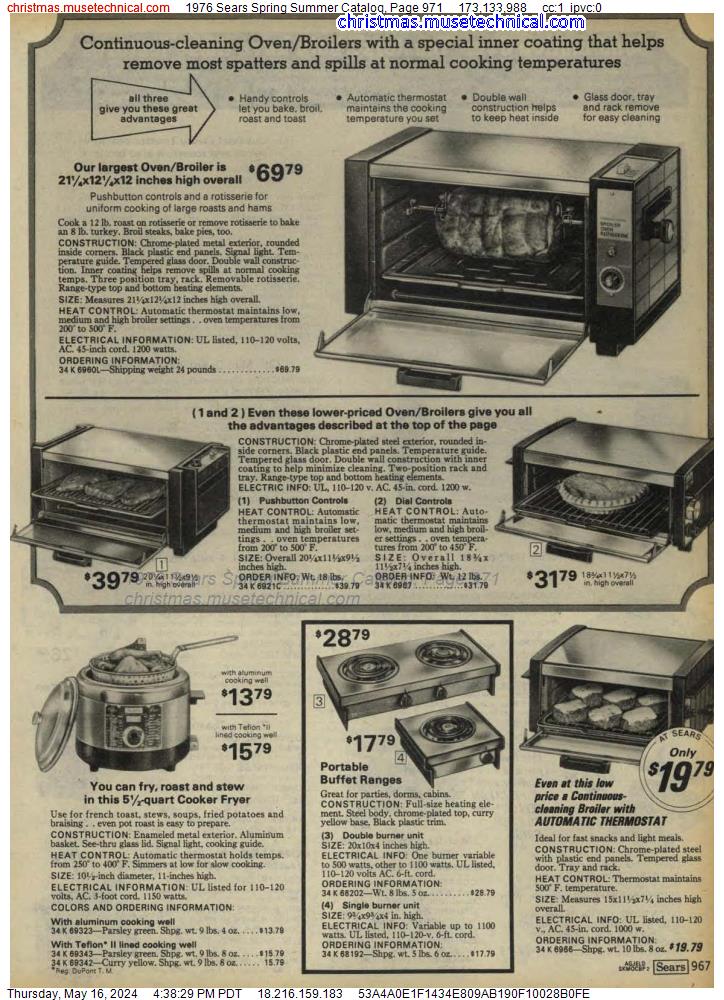 1976 Sears Spring Summer Catalog, Page 971