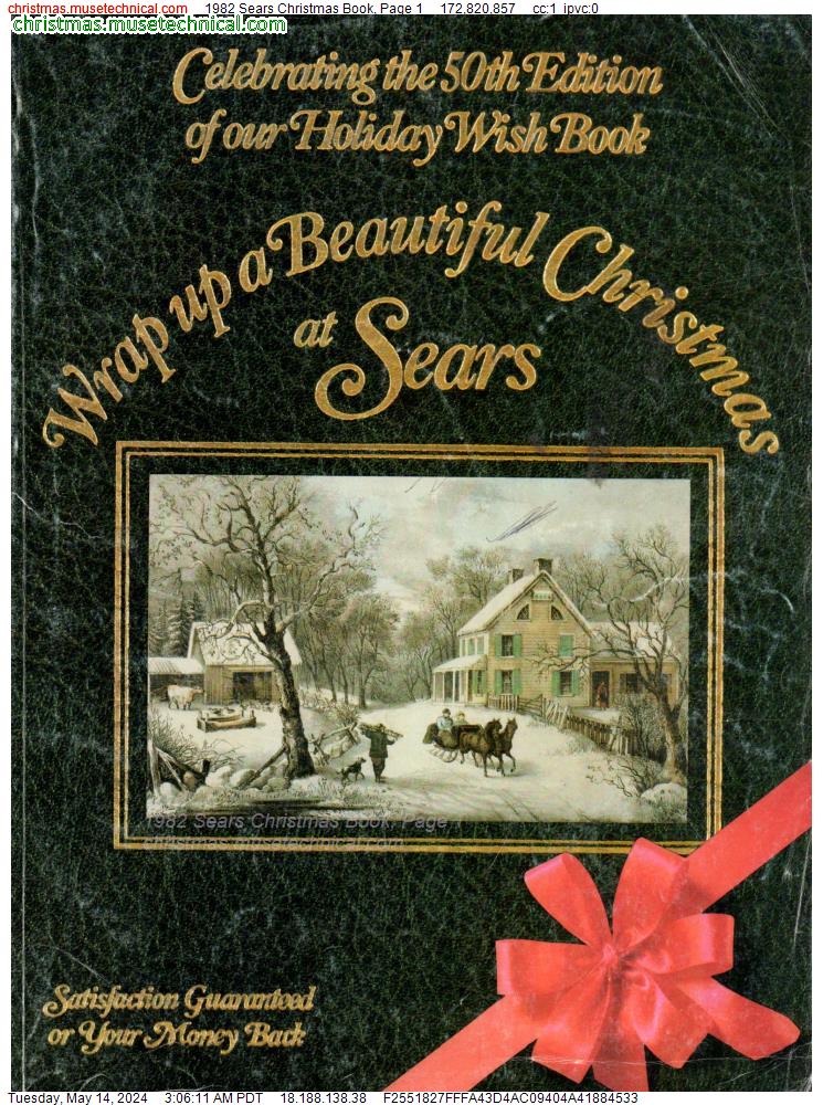 1982 Sears Christmas Book, Page 1