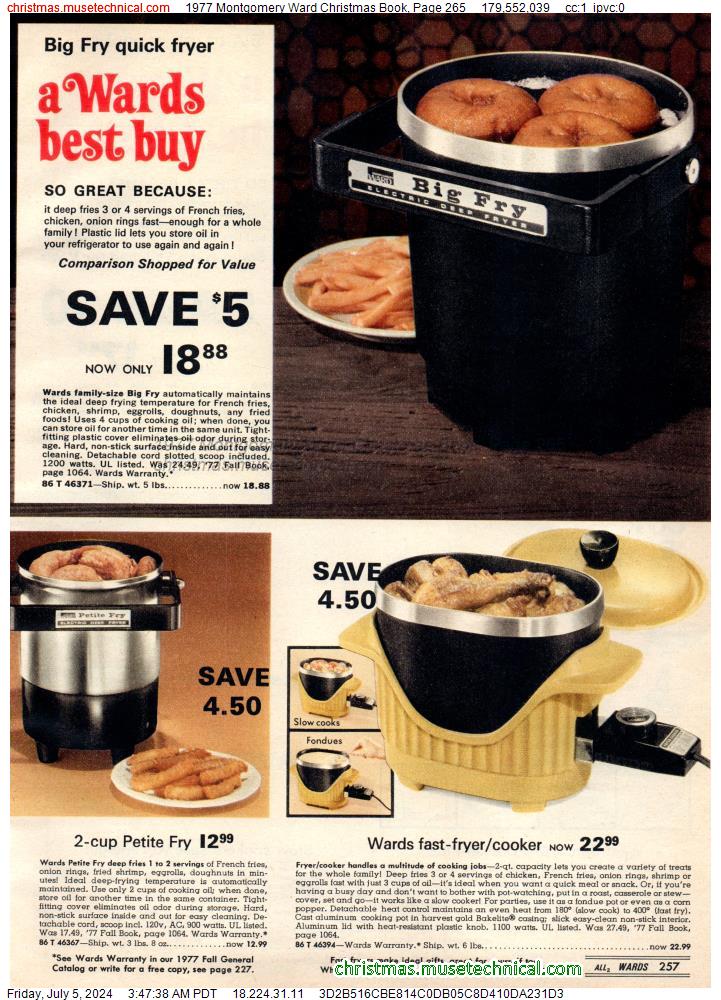 1977 Montgomery Ward Christmas Book, Page 265