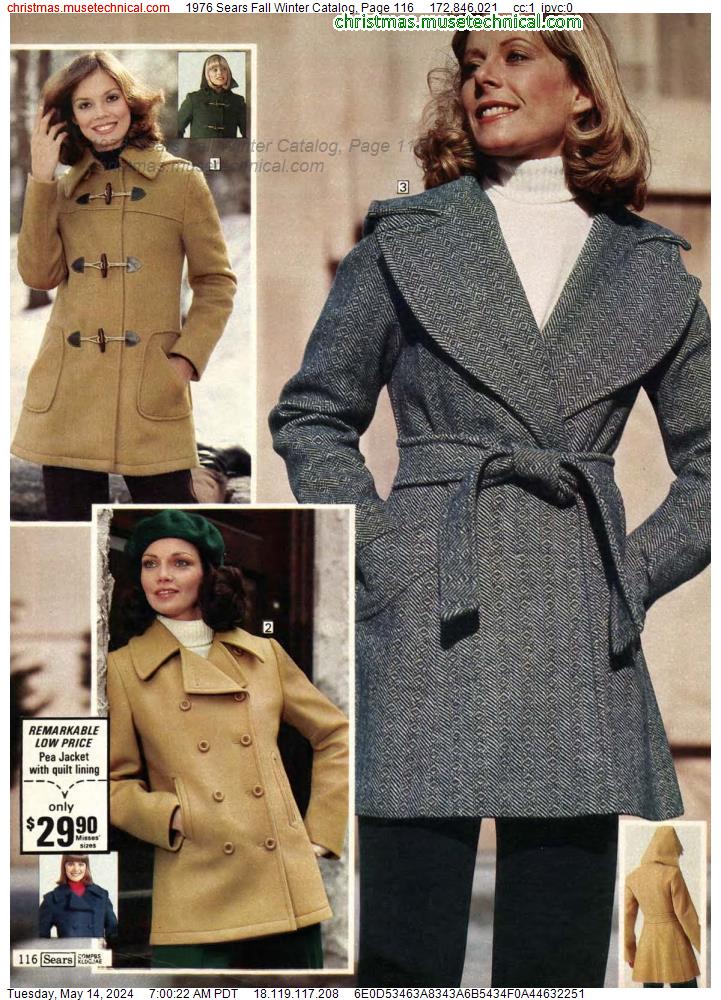 1976 Sears Fall Winter Catalog, Page 116