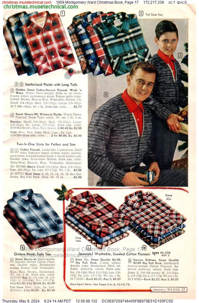1959 Montgomery Ward Christmas Book, Page 17