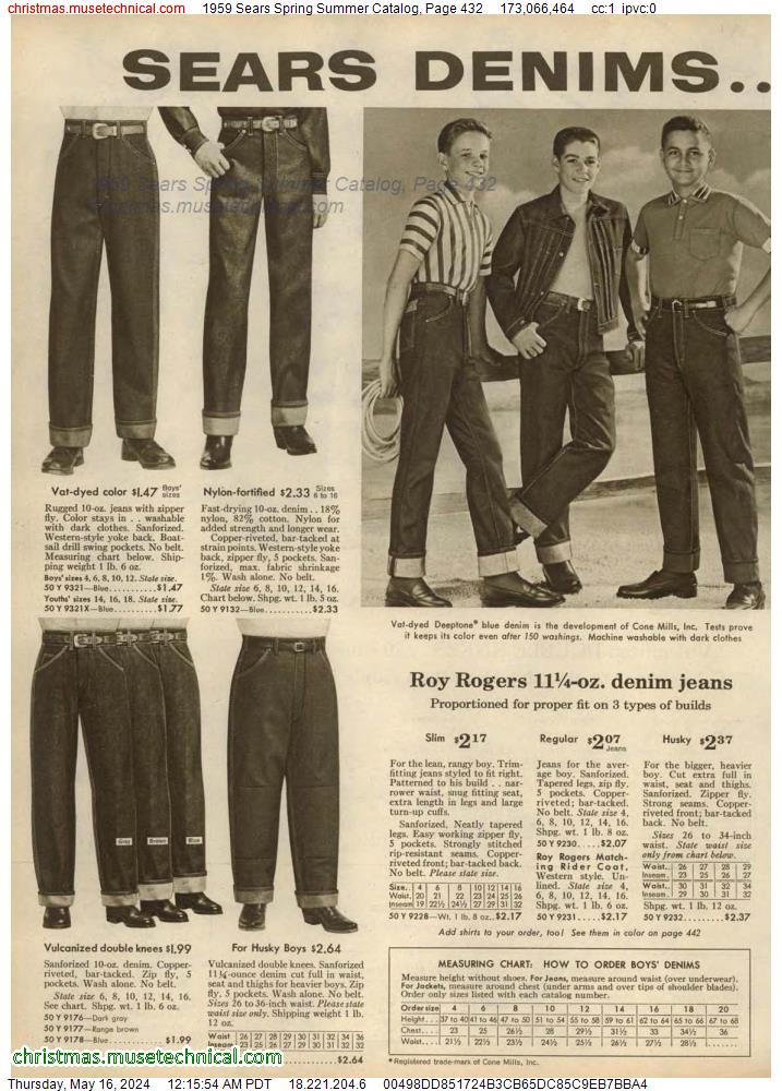 1959 Sears Spring Summer Catalog, Page 432