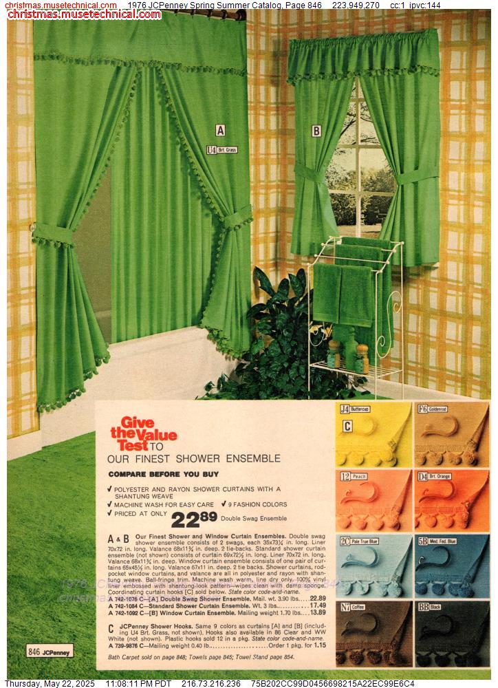 1976 JCPenney Spring Summer Catalog, Page 846