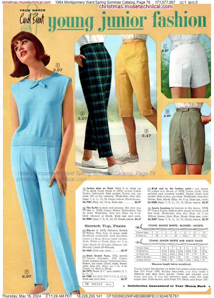 1964 Montgomery Ward Spring Summer Catalog, Page 76