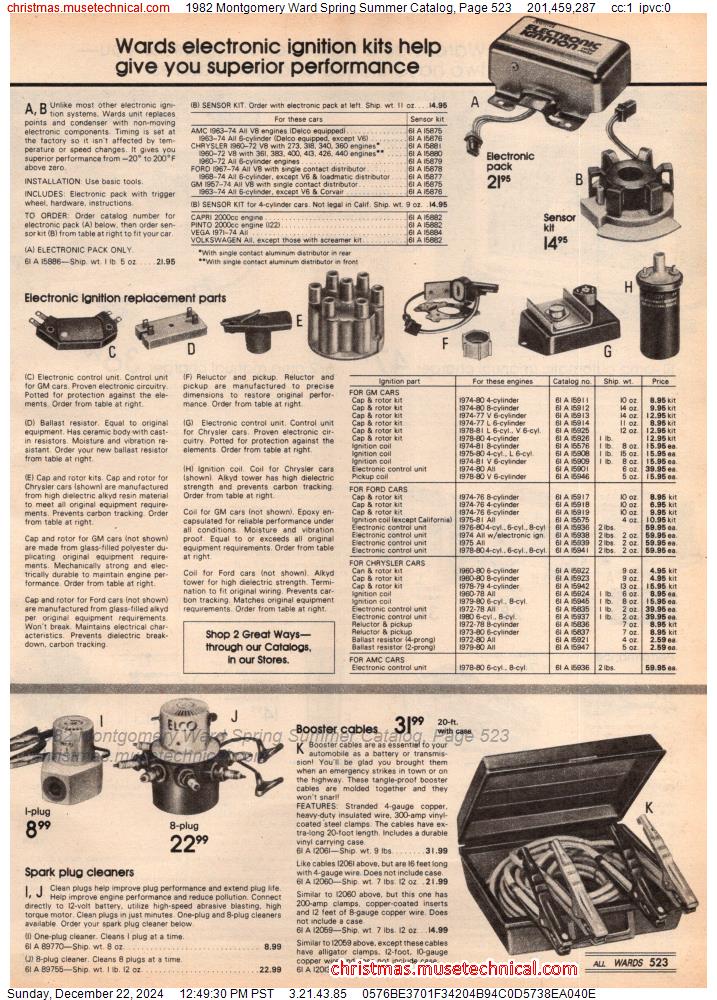 1982 Montgomery Ward Spring Summer Catalog, Page 523